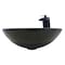 Novatto MIMETICA Glass Vessel Bathroom Sink Set, Oil Rubbed Bronze NSFC-025057ORB - alternate 3